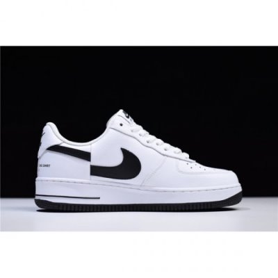 Nike Air Force 1 Low Beyaz / Siyah Kaykay Ayakkabı Türkiye - CE016S9I